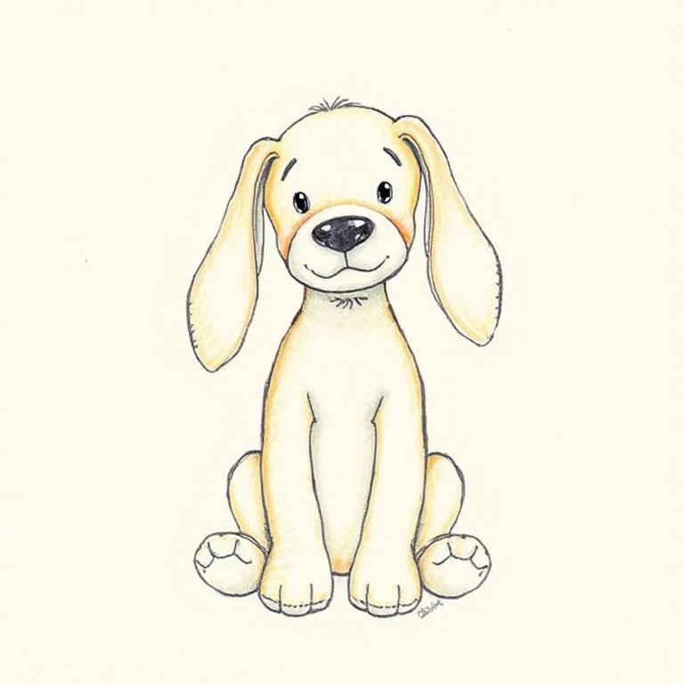 Caramel Le Toutou Timide Et Son Papa & Bashful Fudge Puppy Medium