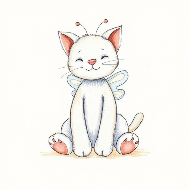 Cat & Butterfly Book