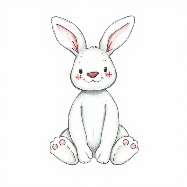 Christmas Bitsy Bunny (Large)