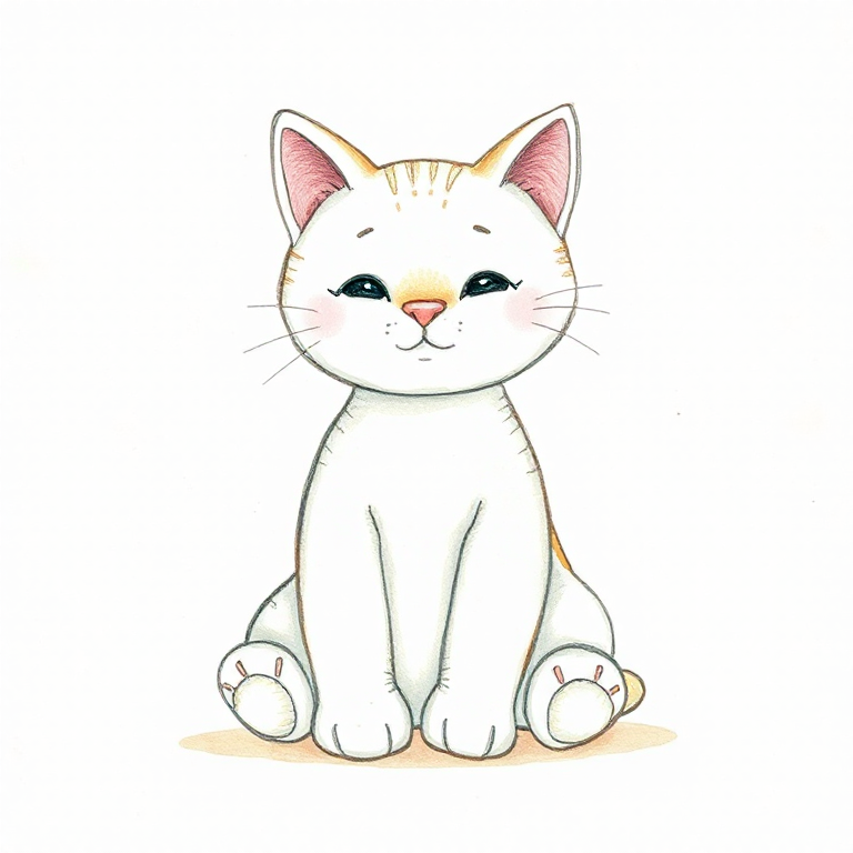 Dingly Dangly Cat (Keyring)