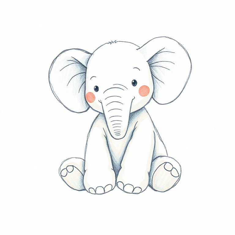 Fluffy Elephant