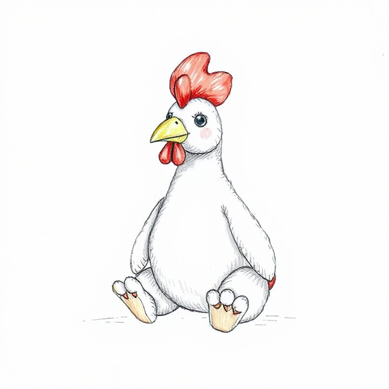 Folly Rooster (Cream)