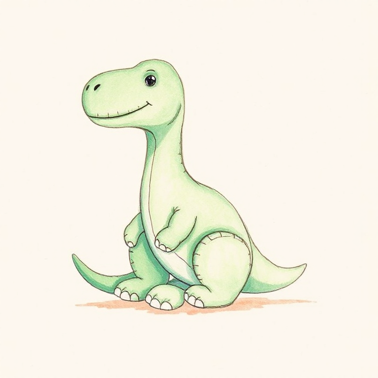 Fossilly Brontosaurus (Mini)