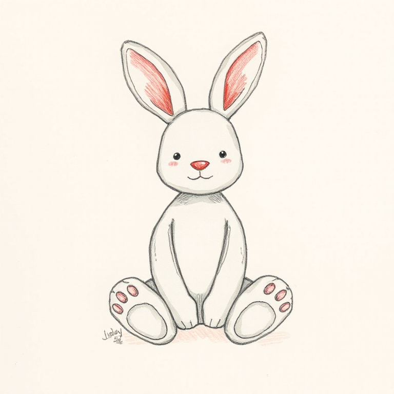Glistening Belle Bunny (Large)