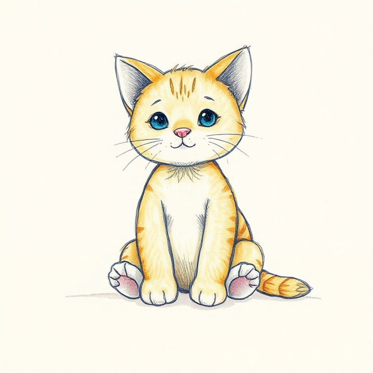 Knitten Kitten Tangerine