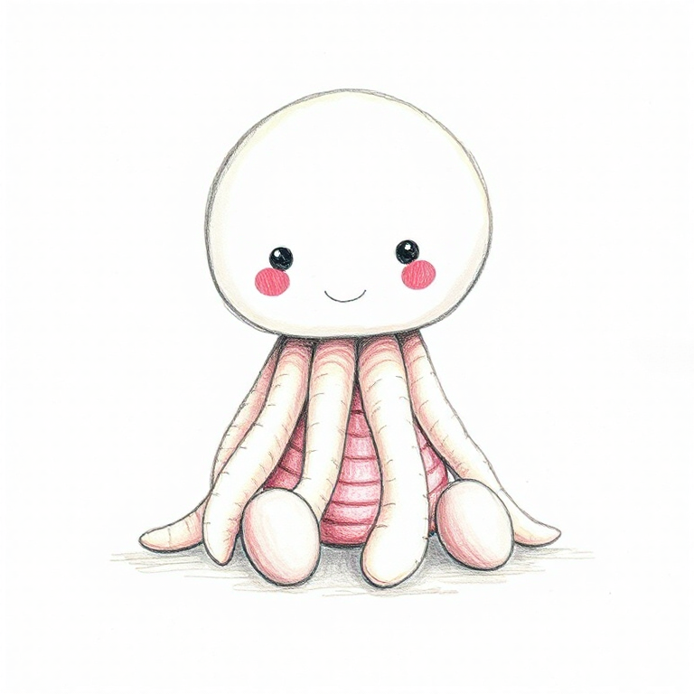 Kutie Pops Jellyfish (Bag Charm)
