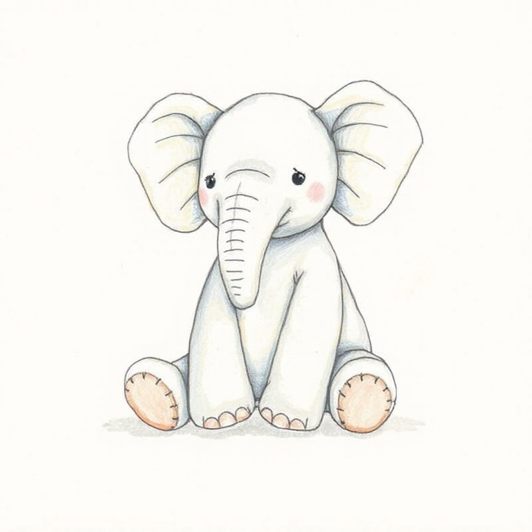 Mellow Mallow Elephant (Large)