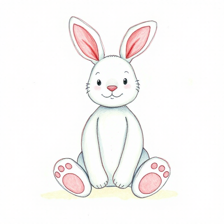 Nibbles Silver Bunny
