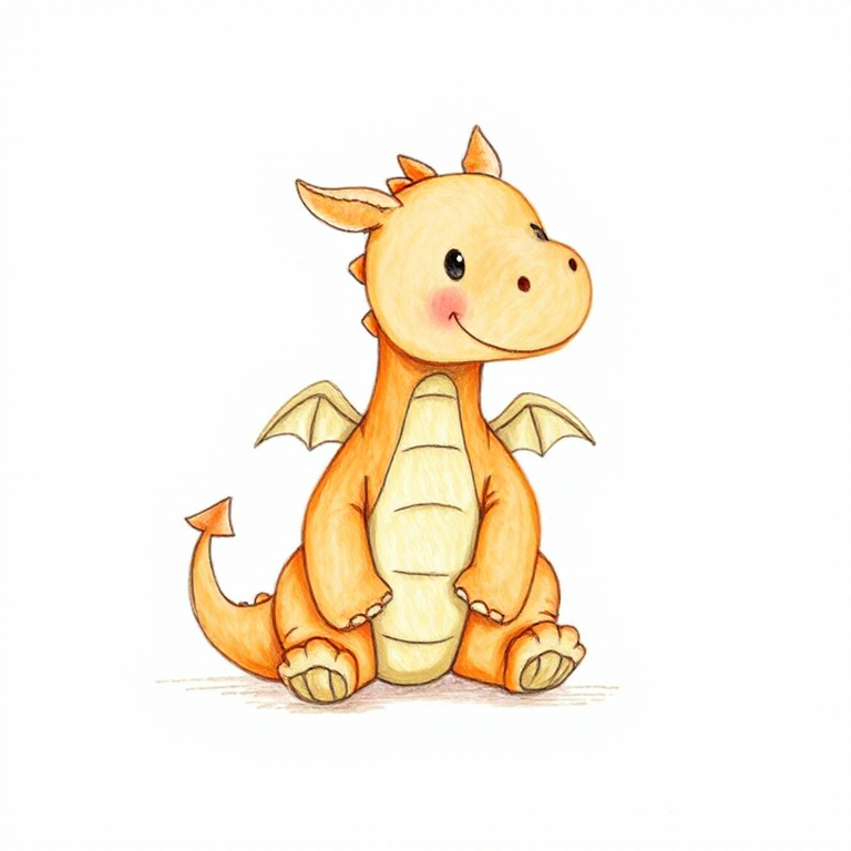 Persimmon Dragon (Medium)