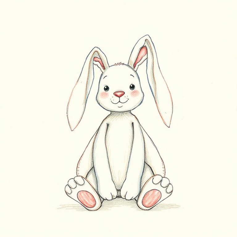 Personalised Bashful Tulip Bunny (Medium)