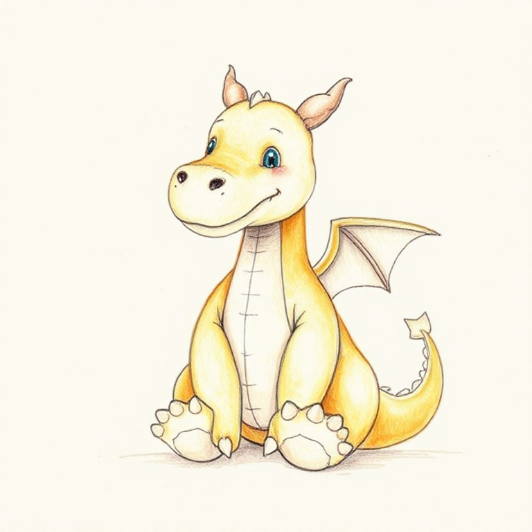 Personalized Golden Dragon Huge