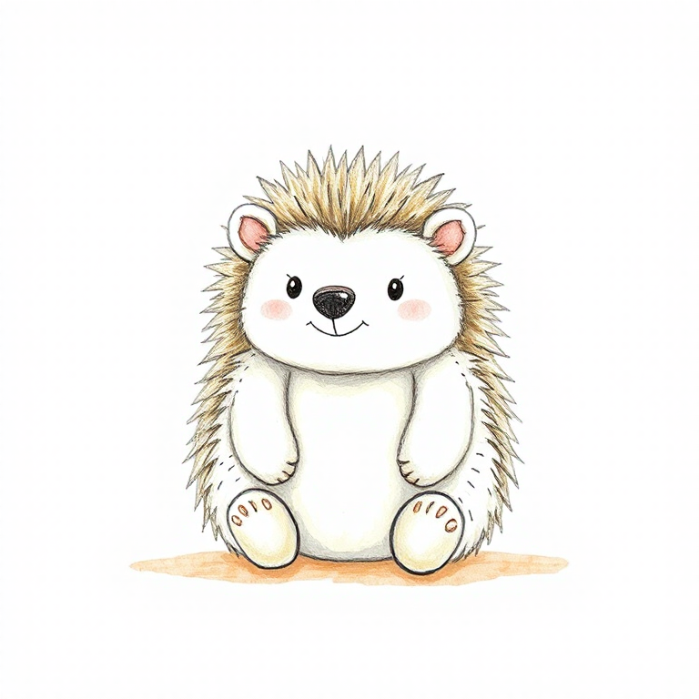 Puffball Hedgehog (Large)