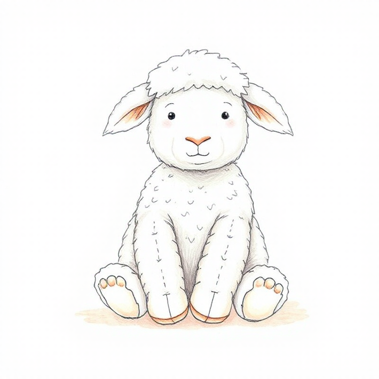 Shaggy Sheep (Medium)