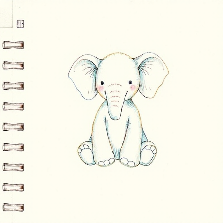 Smudge the Littlest Elephant Book & Smudge Elephant Medium
