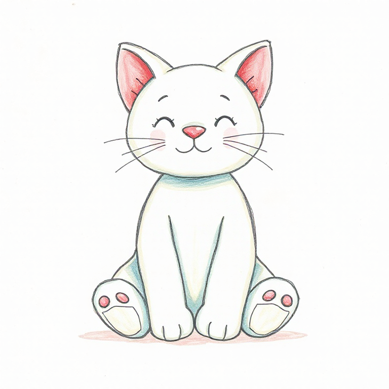 Tippytoe Kitty (Red)