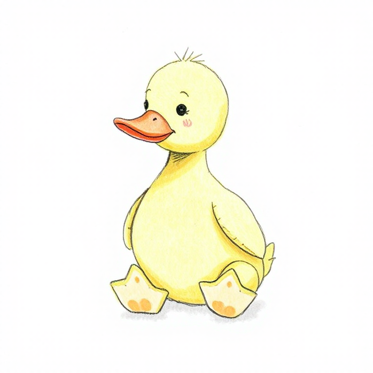 Yellow Diddy Duckling